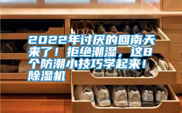 2022年討厭的回南天來了！拒絕潮濕，這8個防潮小技巧學起來！除濕機
