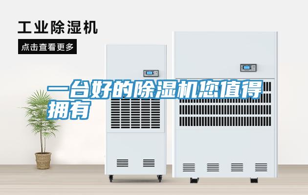 一臺好的除濕機(jī)您值得擁有