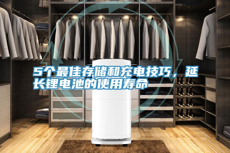 5個最佳存儲和充電技巧，延長鋰電池的使用壽命