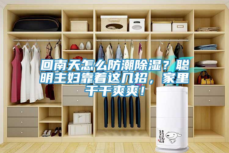 回南天怎么防潮除濕？聰明主婦靠著這幾招，家里干干爽爽！