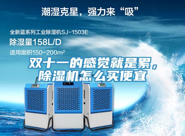 雙十一的感覺就是累，除濕機(jī)怎么買便宜