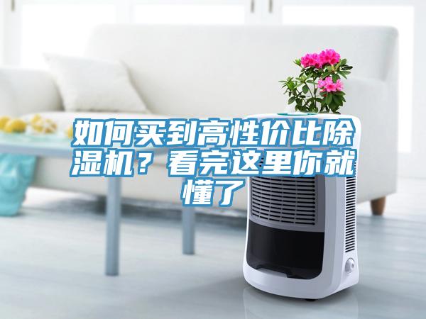 如何買到高性價比除濕機(jī)？看完這里你就懂了