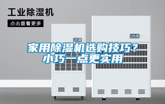 家用除濕機(jī)選購(gòu)技巧？小巧一點(diǎn)更實(shí)用