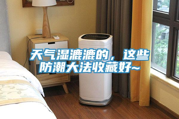 天氣濕漉漉的，這些防潮大法收藏好~