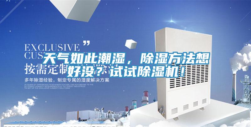 天氣如此潮濕，除濕方法想好沒(méi)？試試除濕機(jī)！