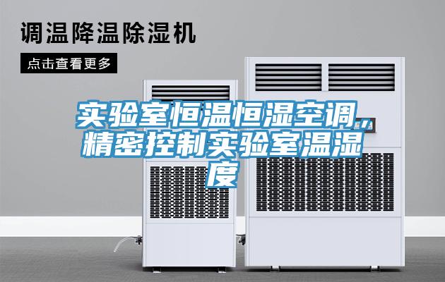 實驗室恒溫恒濕空調(diào)，精密控制實驗室溫濕度