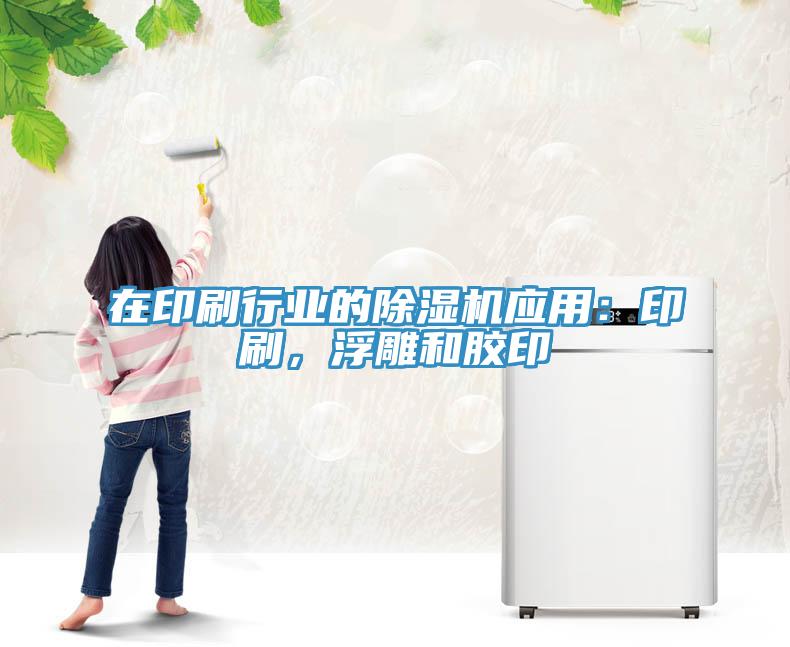 在印刷行業(yè)的除濕機(jī)應(yīng)用：印刷，浮雕和膠印