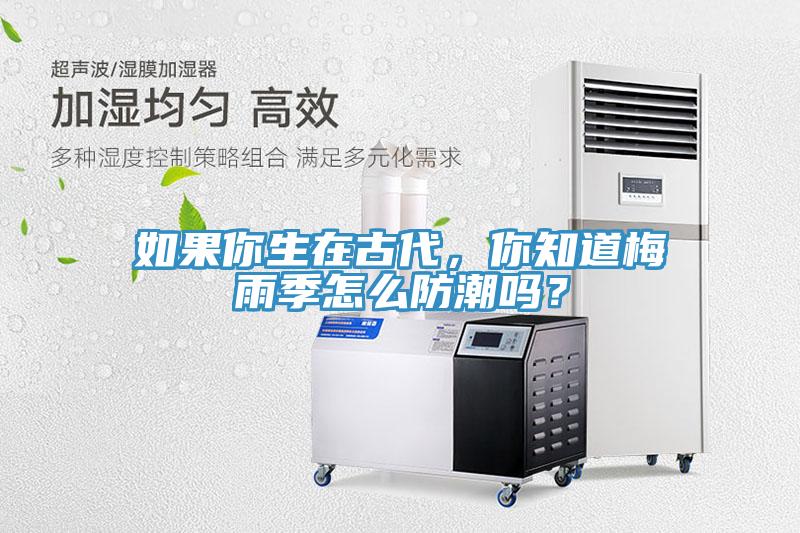 如果你生在古代，你知道梅雨季怎么防潮嗎？