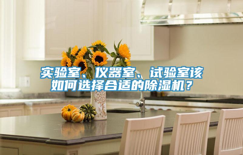 實(shí)驗(yàn)室、儀器室、試驗(yàn)室該如何選擇合適的除濕機(jī)？