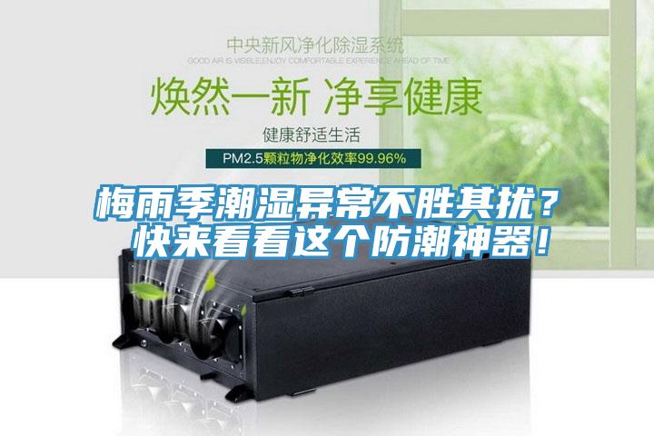 梅雨季潮濕異常不勝其擾？ 快來看看這個(gè)防潮神器！