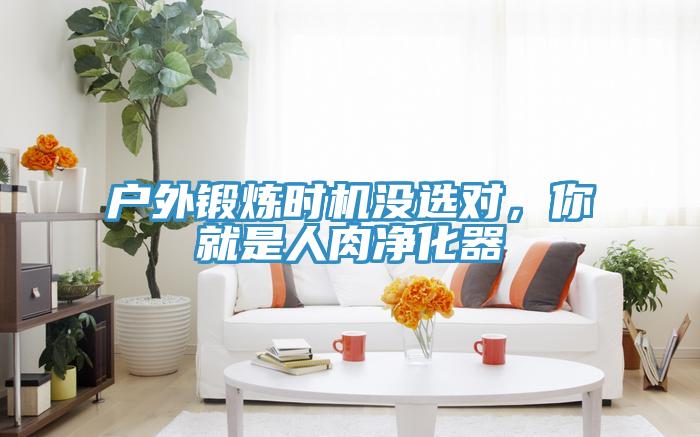 戶外鍛煉時(shí)機(jī)沒選對(duì)，你就是人肉凈化器