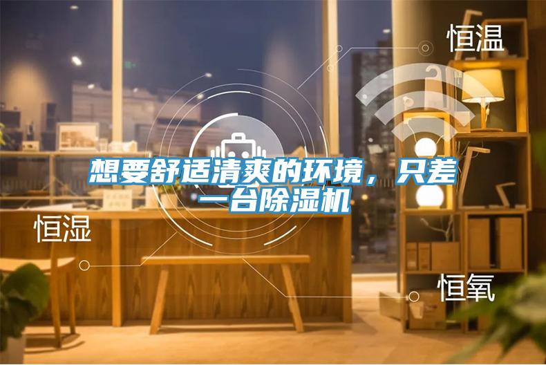想要舒適清爽的環(huán)境，只差一臺除濕機(jī)