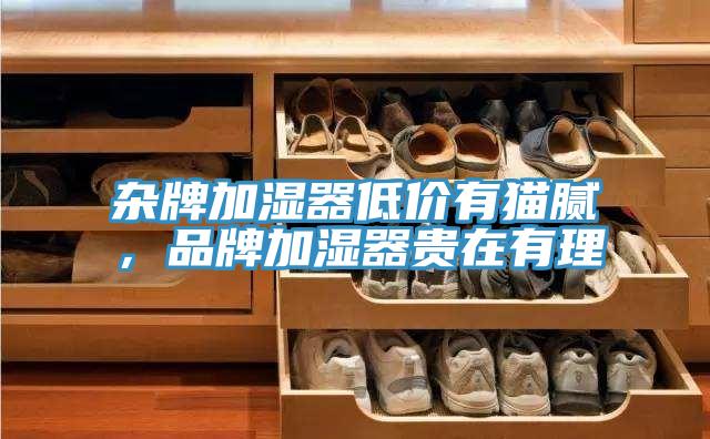 雜牌加濕器低價有貓膩，品牌加濕器貴在有理