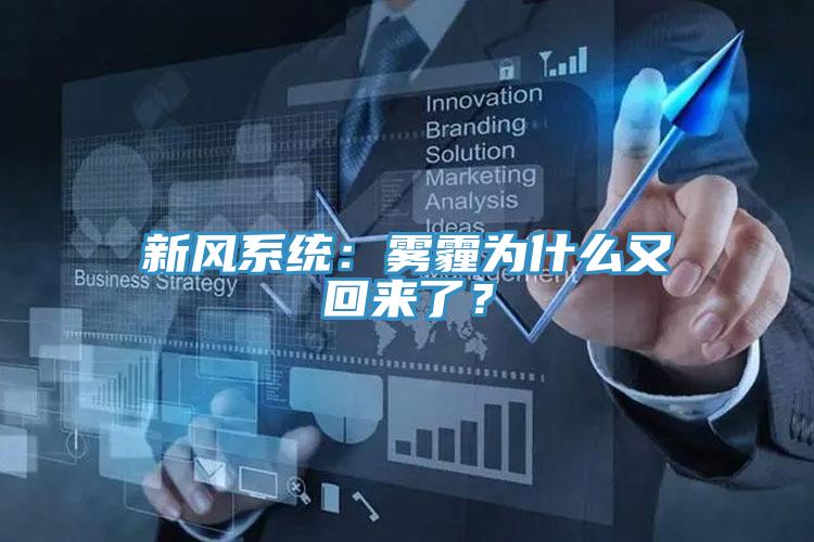 新風系統：霧霾為什么又回來了？