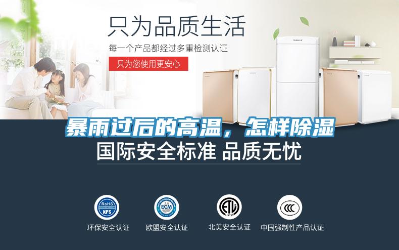 暴雨過后的高溫，怎樣除濕