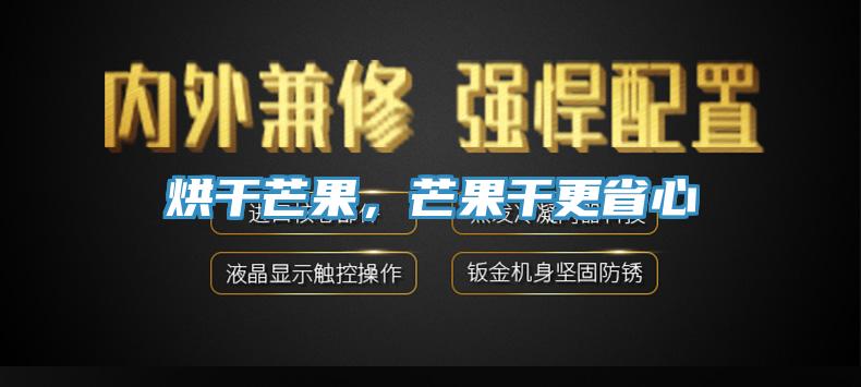 烘干芒果，芒果干更省心