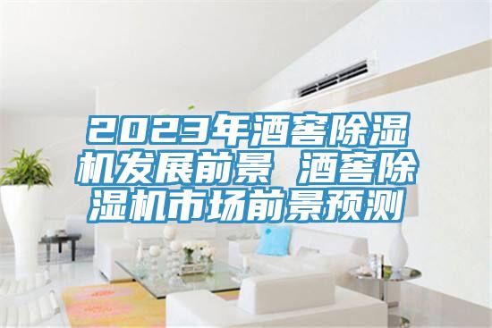 2023年酒窖除濕機發(fā)展前景 酒窖除濕機市場前景預測