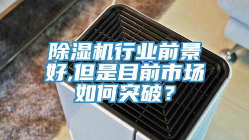除濕機(jī)行業(yè)前景好,但是目前市場(chǎng)如何突破？
