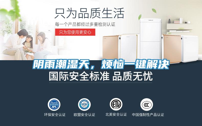 陰雨潮濕天，煩惱一鍵解決