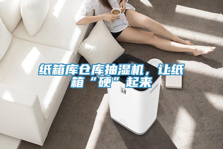 紙箱庫(kù)倉(cāng)庫(kù)抽濕機(jī)，讓紙箱“硬”起來