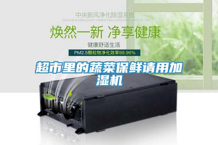 超市里的蔬菜保鮮請(qǐng)用加濕機(jī)