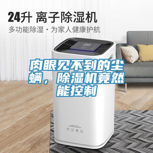 肉眼見不到的塵螨，除濕機竟然能控制