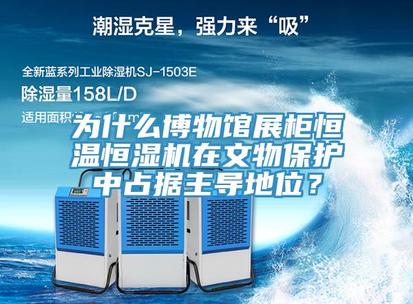 為什么博物館展柜恒溫恒濕機在文物保護中占據(jù)主導(dǎo)地位？