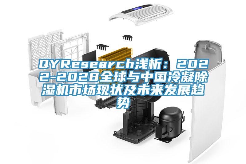 QYResearch淺析：2022-2028全球與中國冷凝除濕機市場現(xiàn)狀及未來發(fā)展趨勢