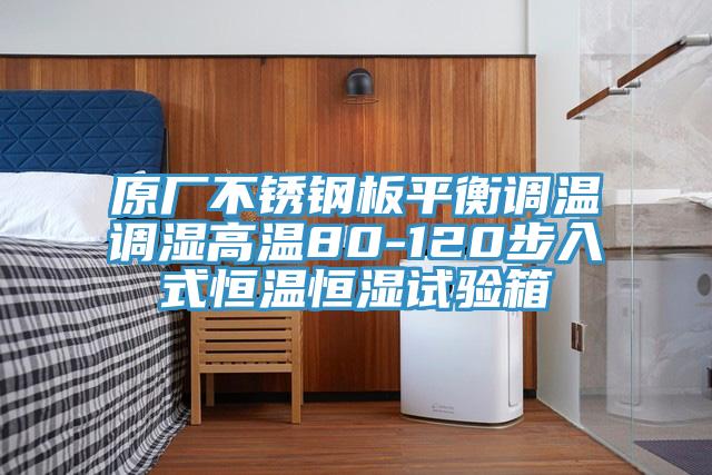 原廠不銹鋼板平衡調(diào)溫調(diào)濕高溫80-120步入式恒溫恒濕試驗箱