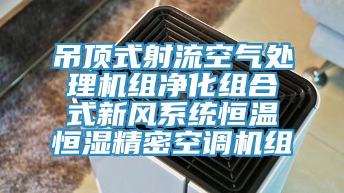 吊頂式射流空氣處理機(jī)組凈化組合式新風(fēng)系統(tǒng)恒溫恒濕精密空調(diào)機(jī)組