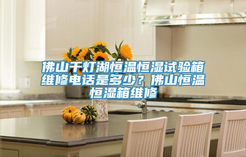 佛山千燈湖恒溫恒濕試驗箱維修電話是多少？佛山恒溫恒濕箱維修