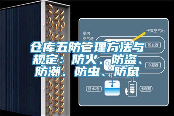 倉(cāng)庫(kù)五防管理方法與規(guī)定：防火、防盜、防潮、防蟲(chóng)、防鼠