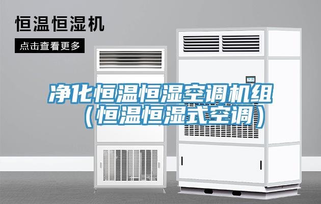 凈化恒溫恒濕空調(diào)機(jī)組（恒溫恒濕式空調(diào)）