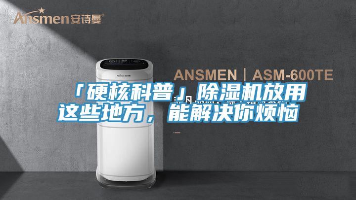 「硬核科普」除濕機(jī)放用這些地方，能解決你煩惱