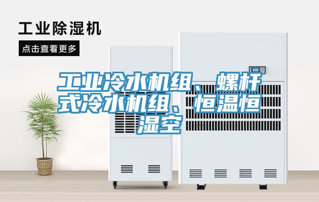 工業(yè)冷水機(jī)組、螺桿式冷水機(jī)組、恒溫恒濕空