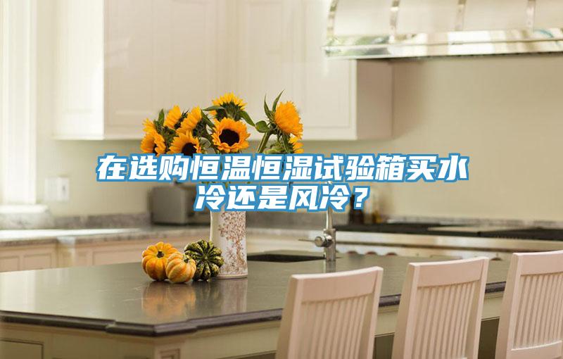 在選購(gòu)恒溫恒濕試驗(yàn)箱買(mǎi)水冷還是風(fēng)冷？