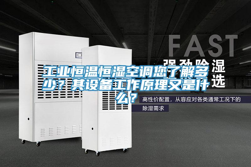 工業(yè)恒溫恒濕空調(diào)您了解多少？其設(shè)備工作原理又是什么？