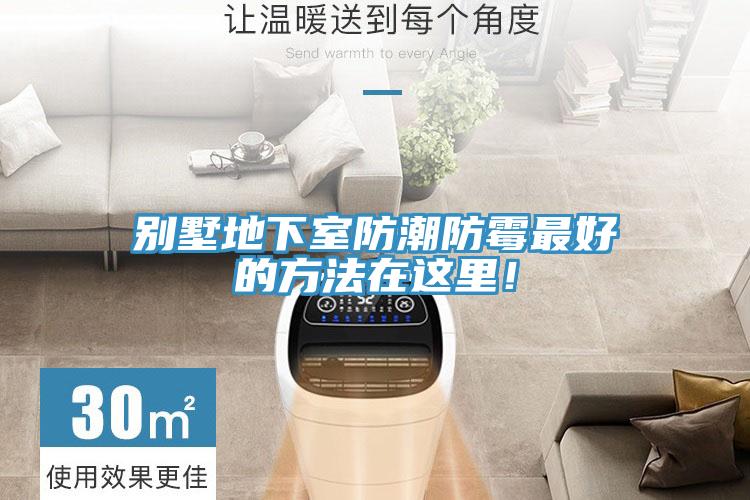 別墅地下室防潮防霉最好的方法在這里！