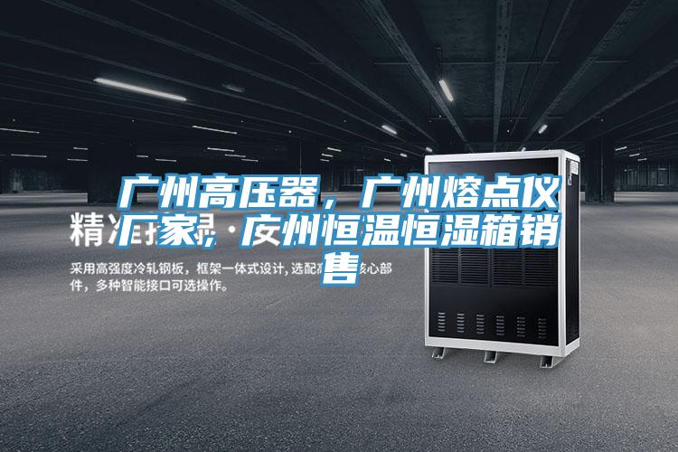 廣州高壓器，廣州熔點儀廠家，廣州恒溫恒濕箱銷售