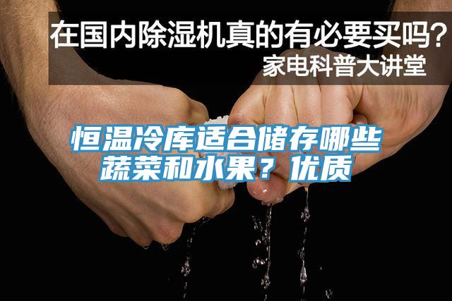 恒溫冷庫適合儲存哪些蔬菜和水果？優(yōu)質(zhì)