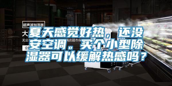 夏天感覺(jué)好熱，還沒(méi)安空調(diào)。買(mǎi)個(gè)小型除濕器可以緩解熱感嗎？