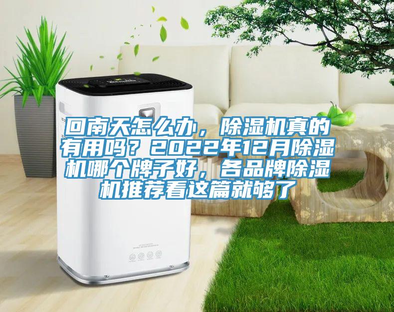 回南天怎么辦，除濕機(jī)真的有用嗎？2022年12月除濕機(jī)哪個(gè)牌子好，各品牌除濕機(jī)推薦看這篇就夠了
