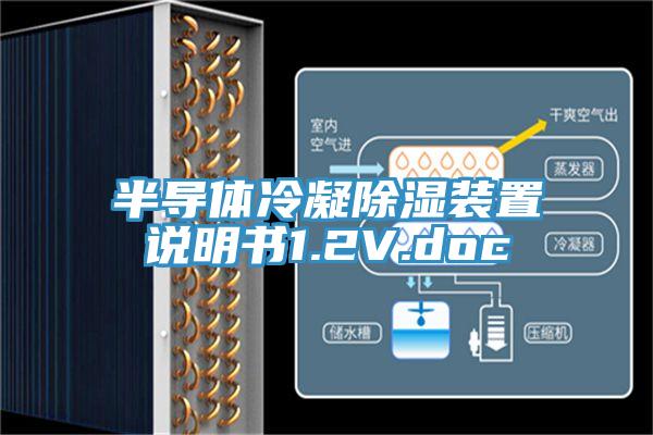 半導(dǎo)體冷凝除濕裝置說明書1.2V.doc