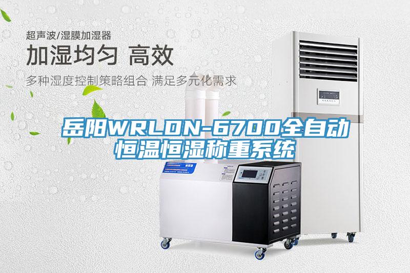 岳陽WRLDN-6700全自動(dòng)恒溫恒濕稱重系統(tǒng)