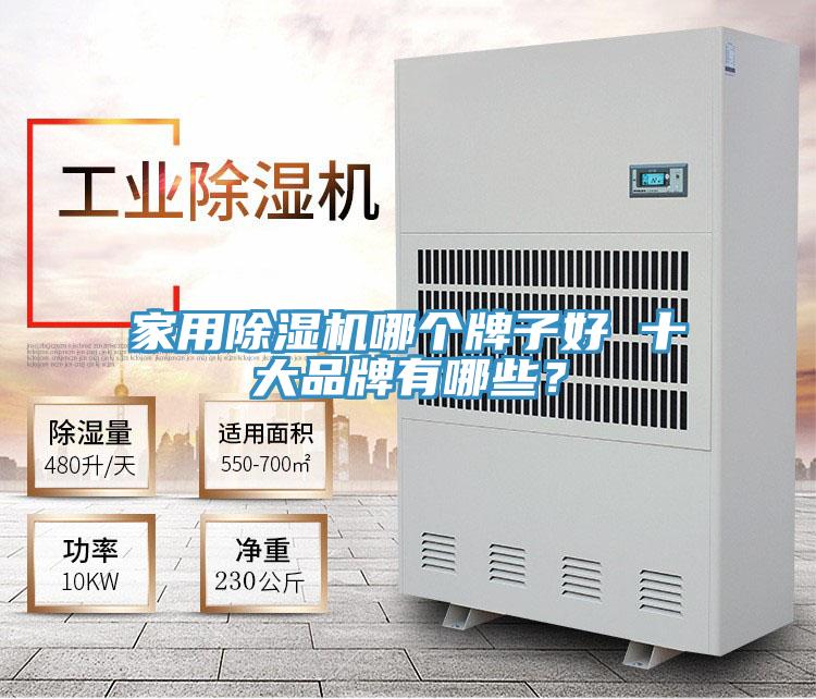 家用除濕機哪個牌子好 十大品牌有哪些？