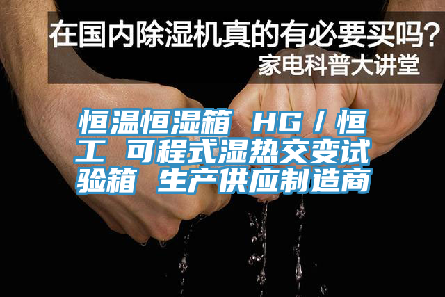 恒溫恒濕箱 HG／恒工 可程式濕熱交變?cè)囼?yàn)箱 生產(chǎn)供應(yīng)制造商
