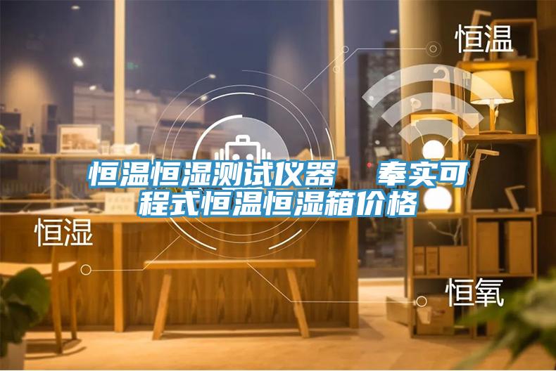 恒溫恒濕測試儀器  奉實(shí)可程式恒溫恒濕箱價(jià)格