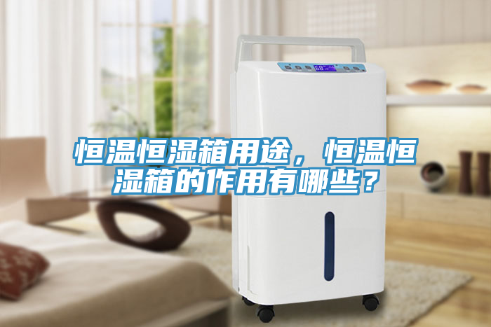 恒溫恒濕箱用途，恒溫恒濕箱的作用有哪些？
