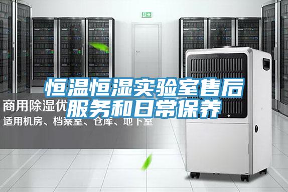 恒溫恒濕實驗室售后服務和日常保養(yǎng)