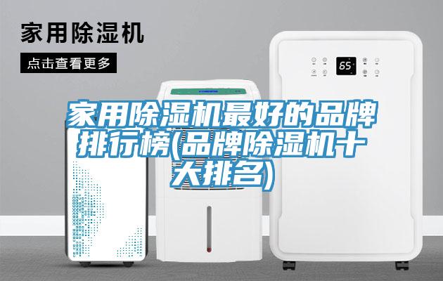 家用除濕機(jī)最好的品牌排行榜(品牌除濕機(jī)十大排名)